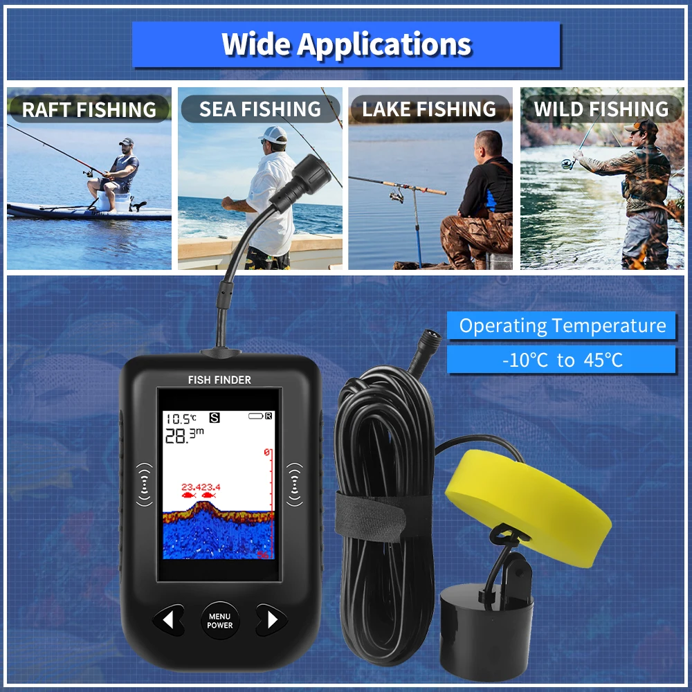 Sonda de Pesca Portátil Erchan - Fishing Depth Finder avaliação e preço